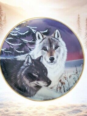 Twilight Watch Porcelain Plate by Cassandra Graham The Franklin Mint